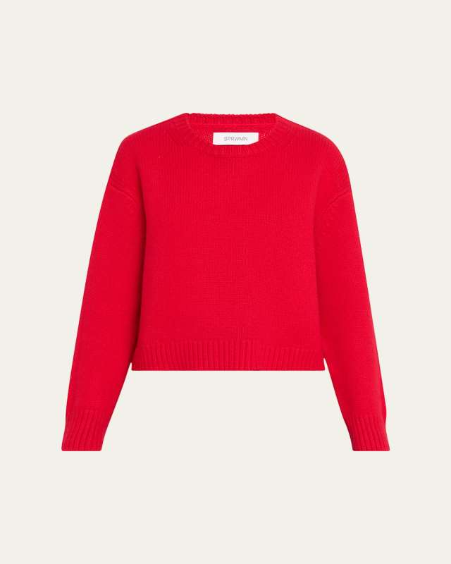 Heavyweight Cashmere Crewneck Pullov